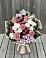 Букет цветов из: Альстромерии, Гвоздики, Розы и Хризантемы в село Овощи