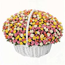 Премиум букет из: Розы в село Овощи