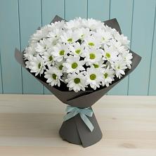 Букет цветов из:  Хризантемы в село Овощи