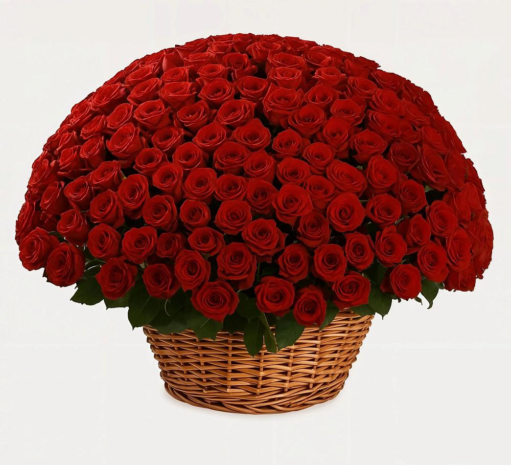 Премиум букет из: Розы в село Овощи