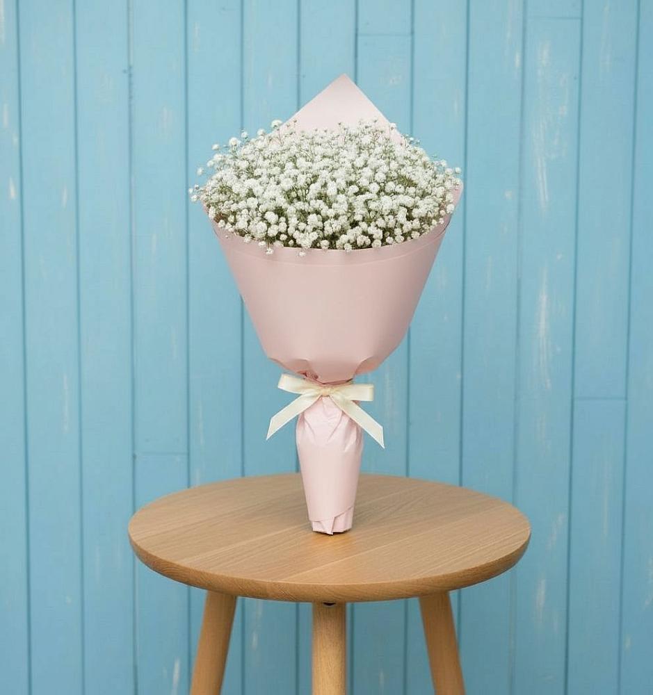 Букет цветов из: Гипсофила в село Овощи