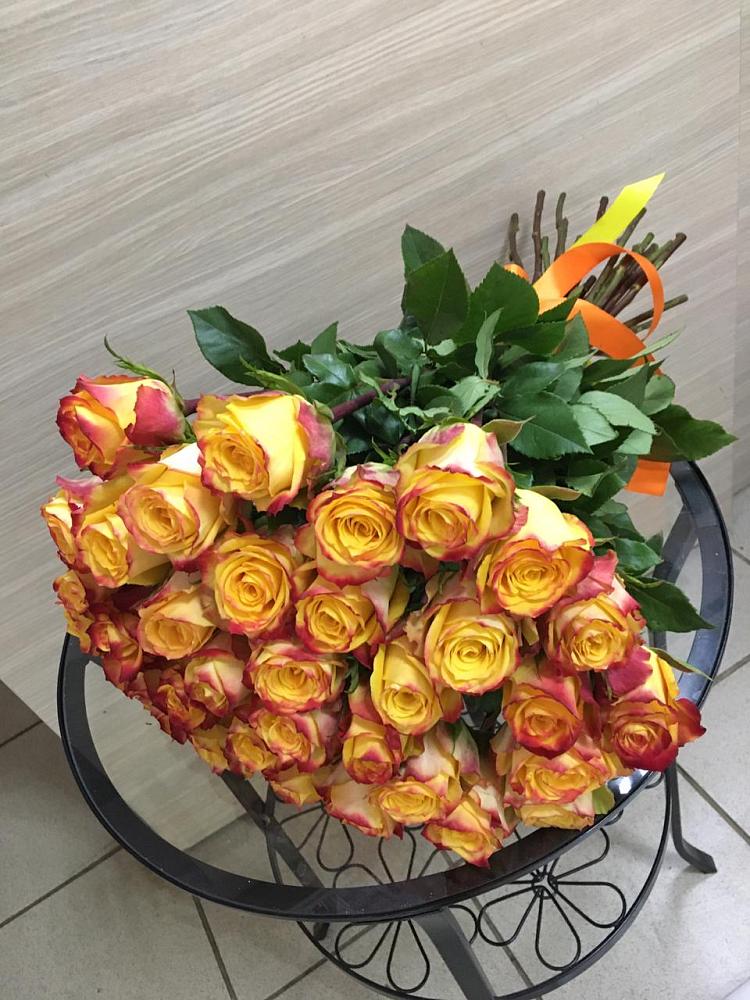 Букет Желтые розы в село Овощи