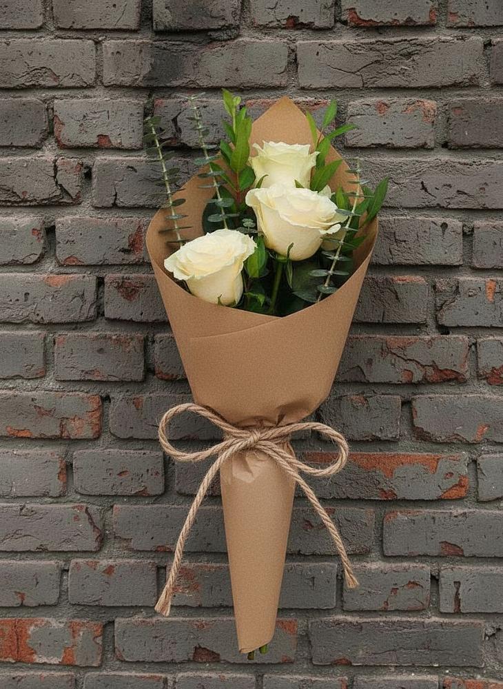 Букет цветов из: Розы в село Овощи