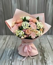 Букет цветов из:  Гвоздики, Розы и Хризантемы #REPLACE_PRED# село Овощи