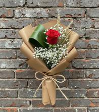 Букет цветов из:  Розы в село Овощи