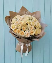 Букет Кремовое облако в село Овощи