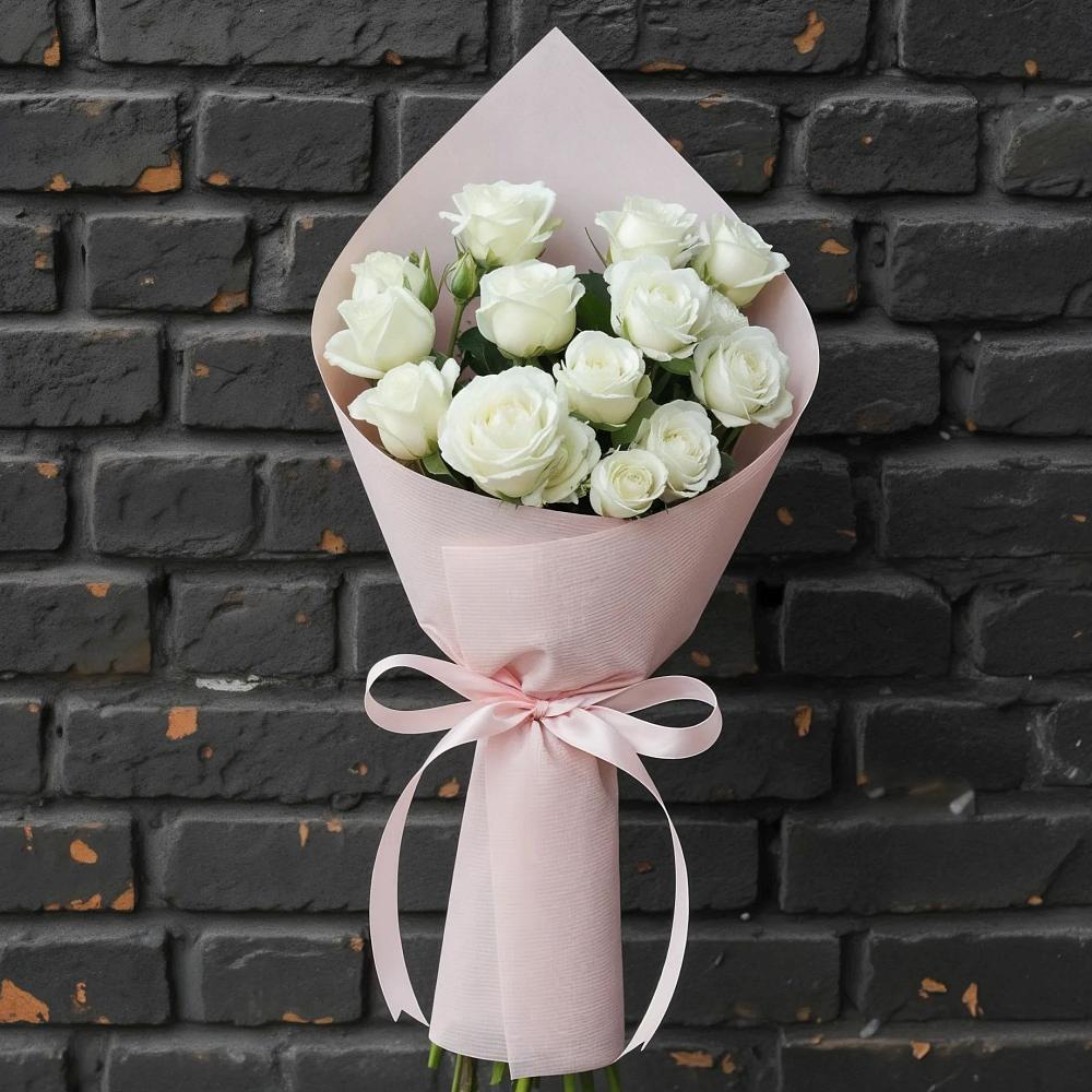 Букет цветов из: Розы в село Овощи